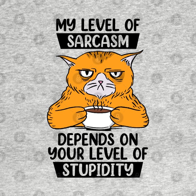 Funny Sarcastic Cat by cecatto1994